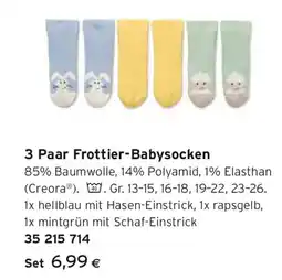 Tchibo Eduscho 3 Paar Frottier Babysocken Angebot