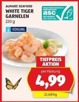 Hofer ALMARE SEAFOOD WHITE TIGER GARNELEN Angebot