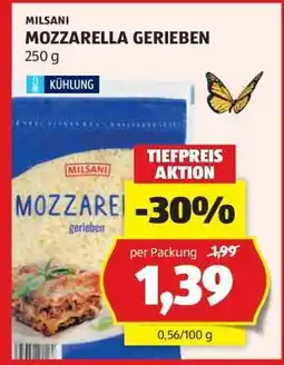 Hofer Mozzarella gerieben Angebot