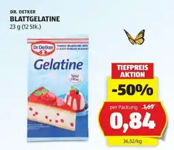 Hofer BLATTGELATINE Angebot