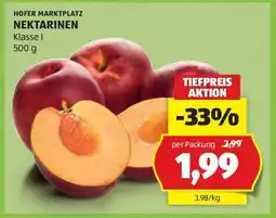 Hofer Nektarinen Angebot