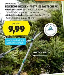 Hofer TELESKOP HECKEN-/GETRIEBEASTSCHERE Angebot