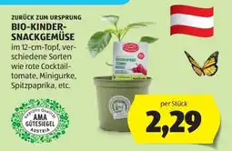 Hofer BIO-KINDER-SNACKGEMÜSE Angebot