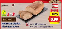 Hofer BACKBOX HAUSBROT Angebot