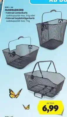 Hofer FAHRRADKORB Angebot