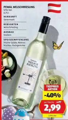 Hofer PEWAL WELSCHRIESLING Angebot
