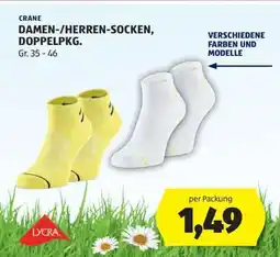 Hofer CRANE DAMEN-/HERREN-SOCKEN, DOPPELPKG Angebot