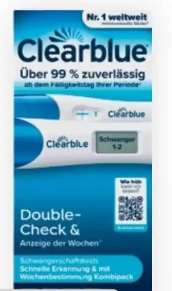Bipa Clearblue Schwangerschaftstest Angebot