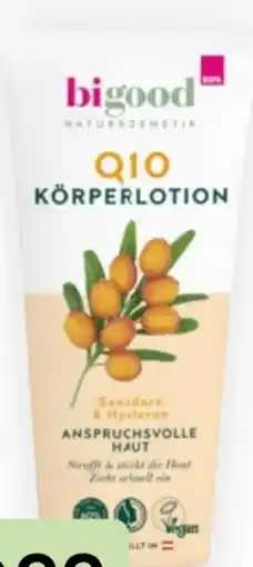 Bipa bi good Körperlotion Q10 Sanddorn & Hyaluron Angebot