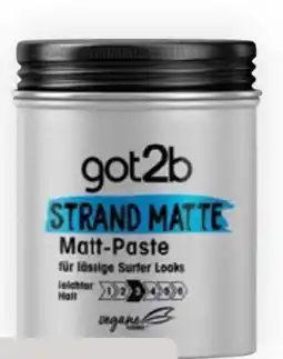 Bipa Schwarzkopf Got2b Strand Matte Surfer Look Matt-Paste Angebot