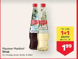 MPreis Sirup Angebot