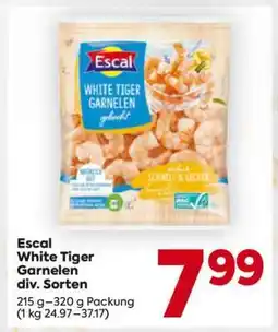 Billa Escal White Tiger Garnelen div. Sorten Angebot