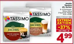 Billa Jacobs Tassimo div. Sorten Angebot