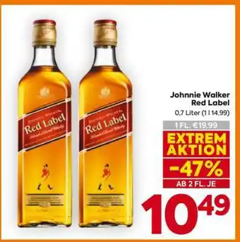 Billa Johnnie Walker Red Label Angebot