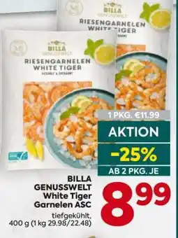 Billa BILLA GENUSSWELT White Tiger Garnelen ASC Angebot