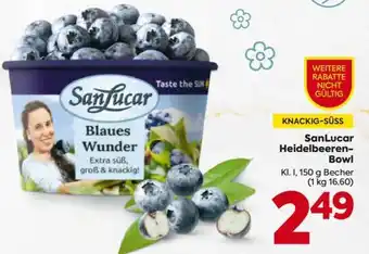 Billa SanLucar Heidelbeeren-Bowl Angebot