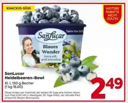 Billa SanLucar Heidelbeeren-Bowl Angebot