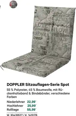 Lagerhaus Doppler sitzauflagen spot Angebot