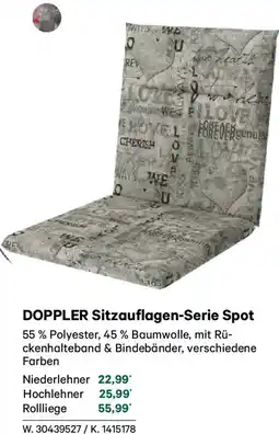 Lagerhaus Doppler sitzauflagen spot Angebot