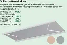 Lagerhaus Vollkassetten markise Angebot
