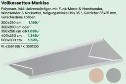 Lagerhaus Vollkassetten markise Angebot