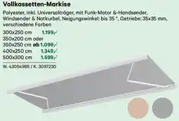 Lagerhaus Vollkassetten markise Angebot