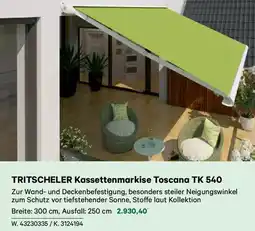 Lagerhaus Tritscheler kassettenmarkise toscana tk 540 Angebot
