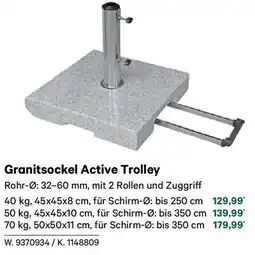 Lagerhaus Granitsockel active trolley Angebot