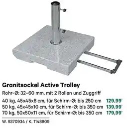 Lagerhaus Granitsockel active trolley Angebot
