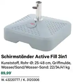Lagerhaus Schirmständer active fill 3 in1 Angebot