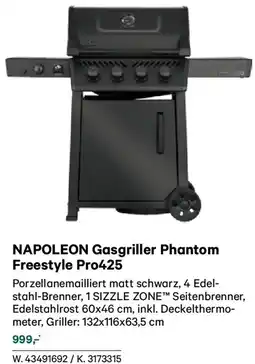 Lagerhaus Napoleon gasgriller phantom freestyle pro425 Angebot