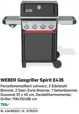 Lagerhaus Weber gasgriller spirit e435 Angebot