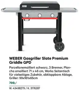 Lagerhaus Weber gasgriller slate premium griddle gpd Angebot