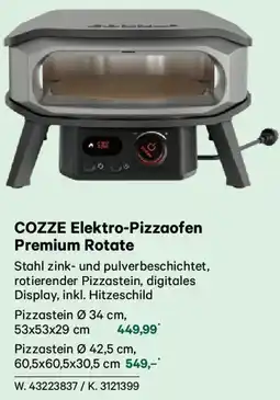 Lagerhaus Cozze elektro-pizzaofen premium rotate Angebot
