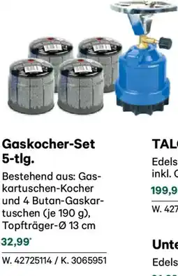 Lagerhaus Gaskocher Set Angebot