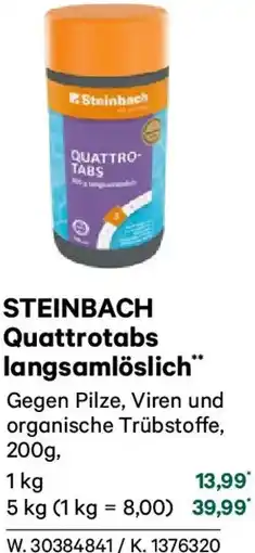 Lagerhaus Steinbach quattrotabs langsamlöslich Angebot