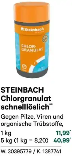 Lagerhaus Steinbach chlorgranulat schnelllöslich Angebot