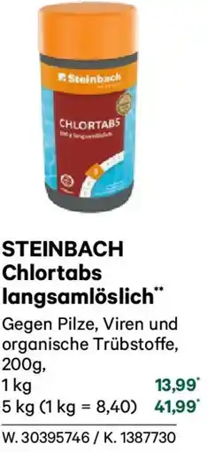 Lagerhaus Steinbach chlortabs langsamlöslich Angebot