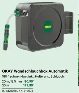 Lagerhaus OKAY Wandschlauchbox Automatik Angebot