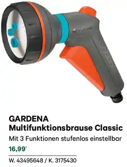 Lagerhaus Gardena multifunktionsbrause classic Angebot