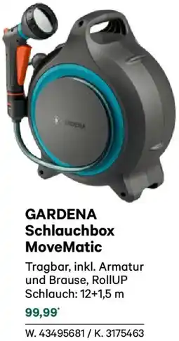 Lagerhaus Gardena schlauchbox movematic Angebot