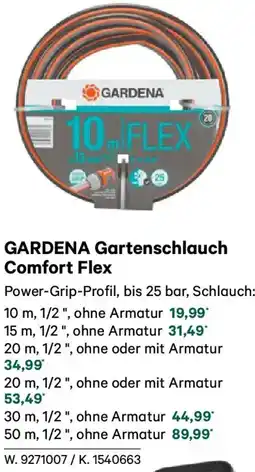 Lagerhaus Gardena gartenschlauch comfort flex Angebot