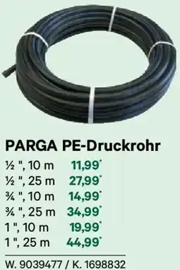 Lagerhaus Parga pe-druckrohr Angebot