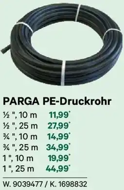 Lagerhaus Parga pe-druckrohr Angebot