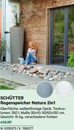 Lagerhaus Schütter regenspeicher natura Angebot