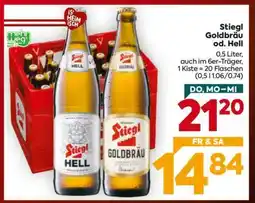 Billa Stiegl Goldbräu od. Hell Angebot