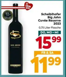Billa Scheiblhofer Big John Cuvée Reserve 2023 Angebot
