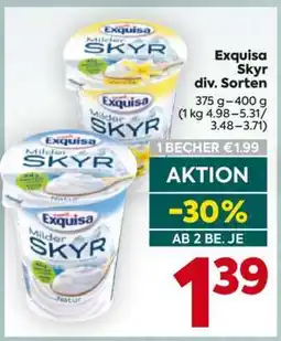Billa Exquisa Skyr div. Sorten Angebot