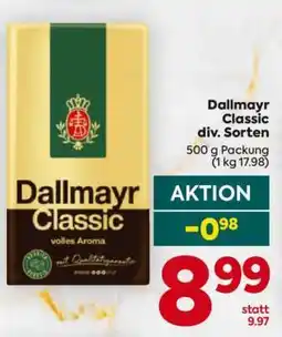 Billa Dallmayr Classic div. Sorten Angebot