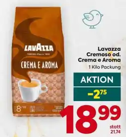 Billa Lavazza Cremoso od. Crema e Aroma Angebot